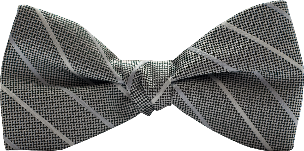 Modern Solid Platinum Bow Tie - Polka Dot (1320x1320), Png Download