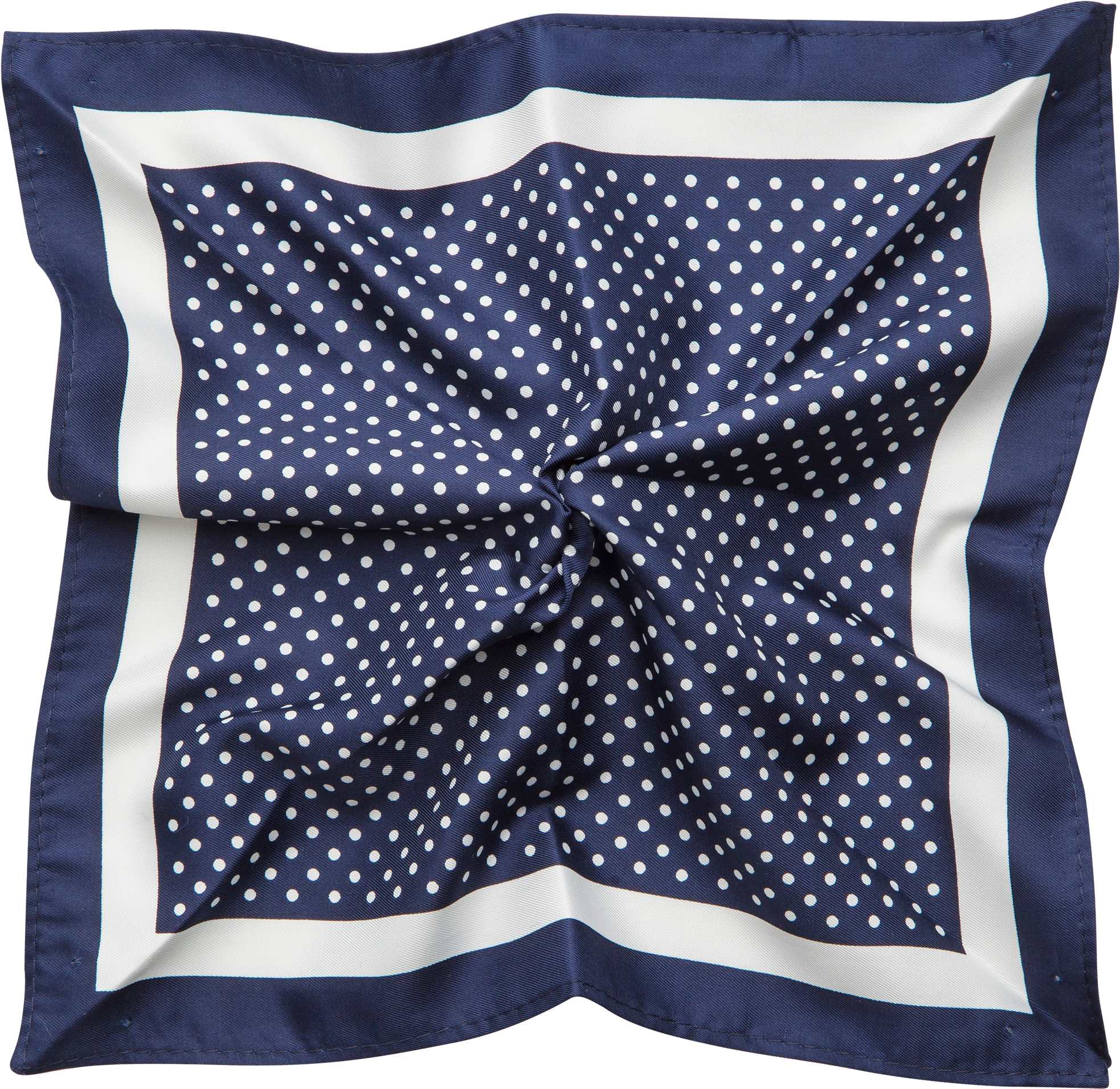 Navy Polka Dot Pocket Square - Patchwork (3000x3000), Png Download