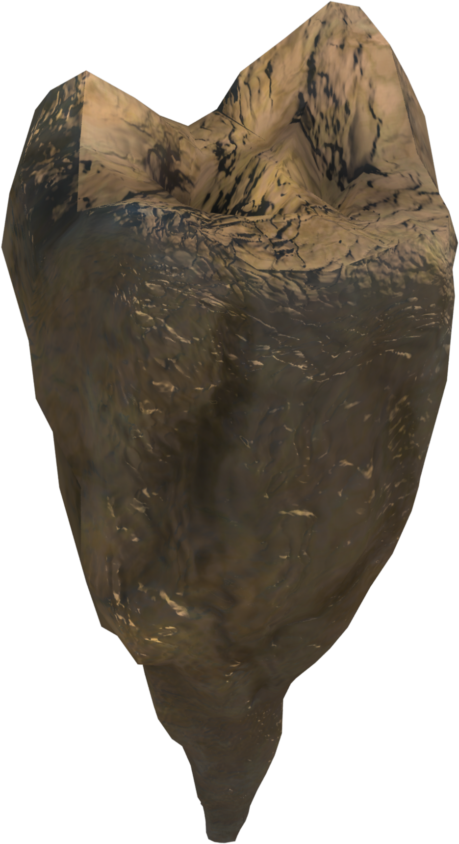 Rock 06 Lou Poly Ren1 - Artifact (2048x2048), Png Download