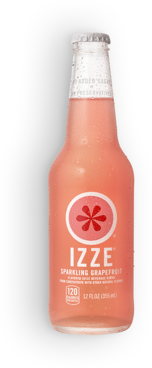 Download Sparkling Juice Grapefruit Izze Soda PNG Image with No