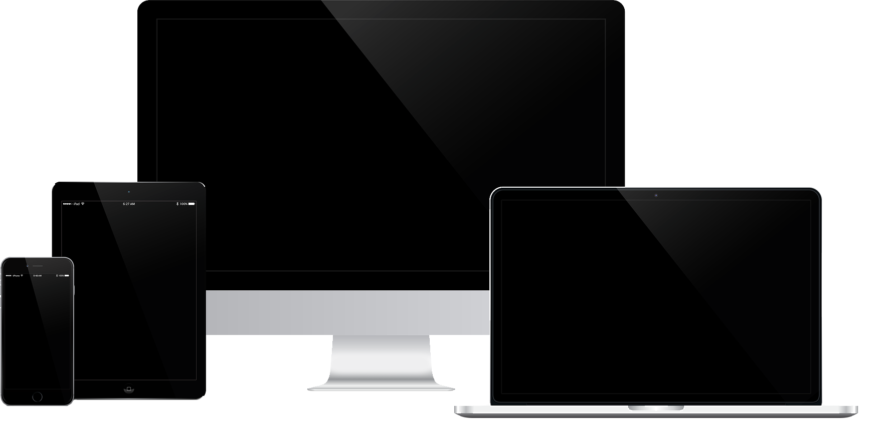 Mac Shop - Responsive Web Design (1787x849), Png Download