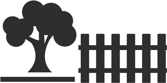 Fences - Silhouette (700x700), Png Download