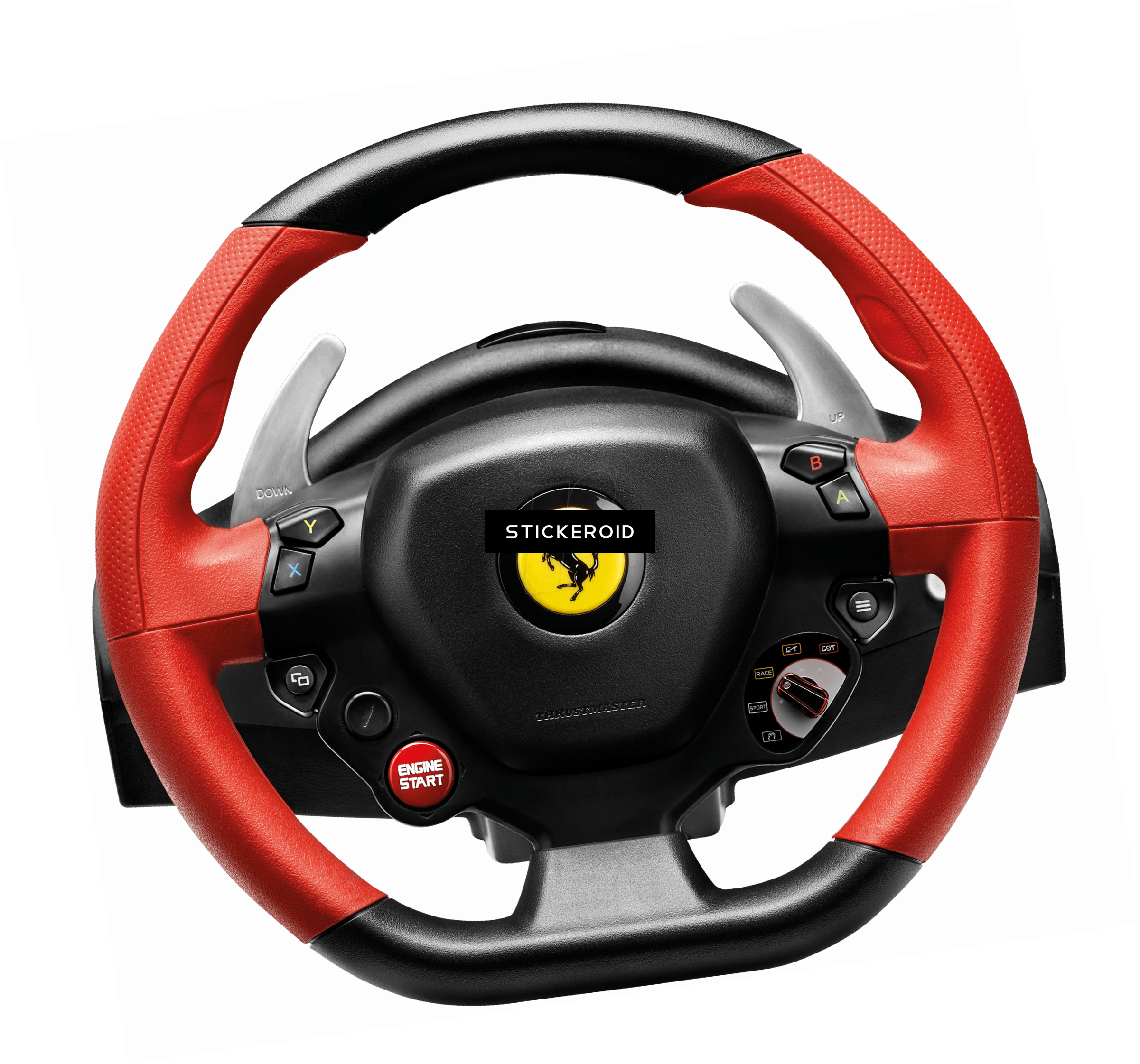 2402 X 2243 1 - Ferrari Steering Wheel Xbox (2402x2243), Png Download