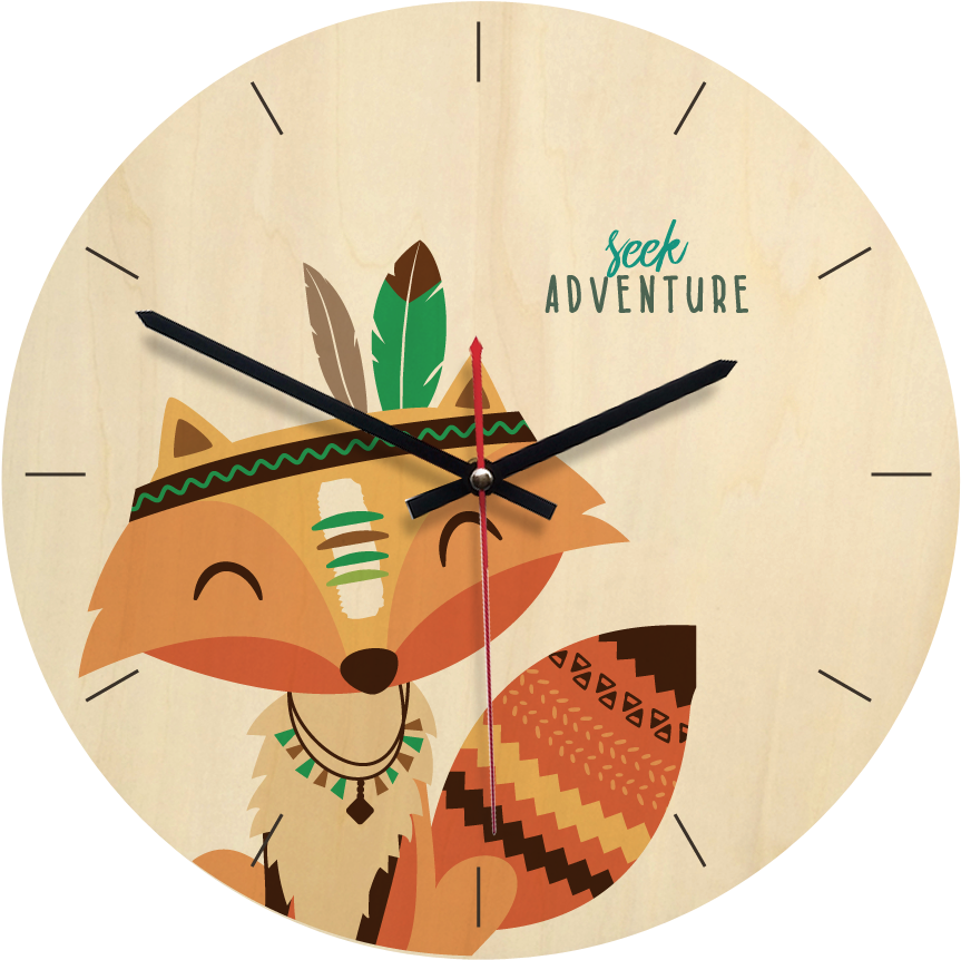 China Wooden Ship Wheel Clock, China Wooden Ship Wheel - Reloj Animados (1000x1000), Png Download