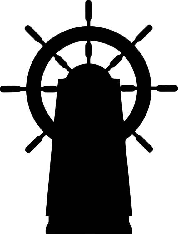 Ship's Wheel Helmsman - Ship Helm Clip Art (570x750), Png Download