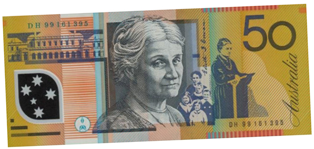 While It Was Interesting To Learn More About A Woman - 50 Dollar Australian Note (640x480), Png Download