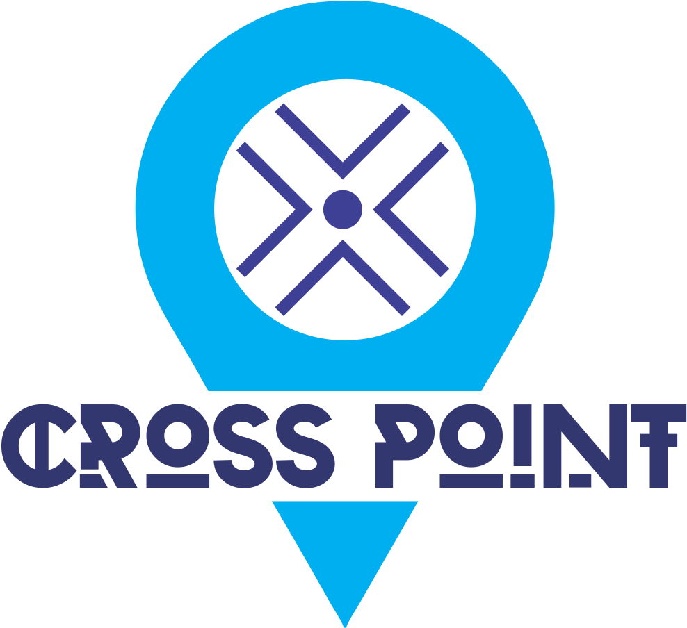 Cross Point Logo - Circle (1147x1146), Png Download