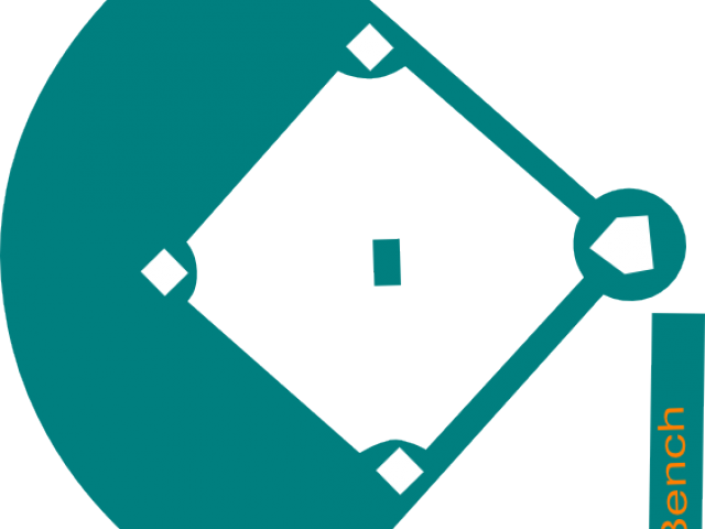 Baseball Diamond Vector - Clip Art (640x480), Png Download