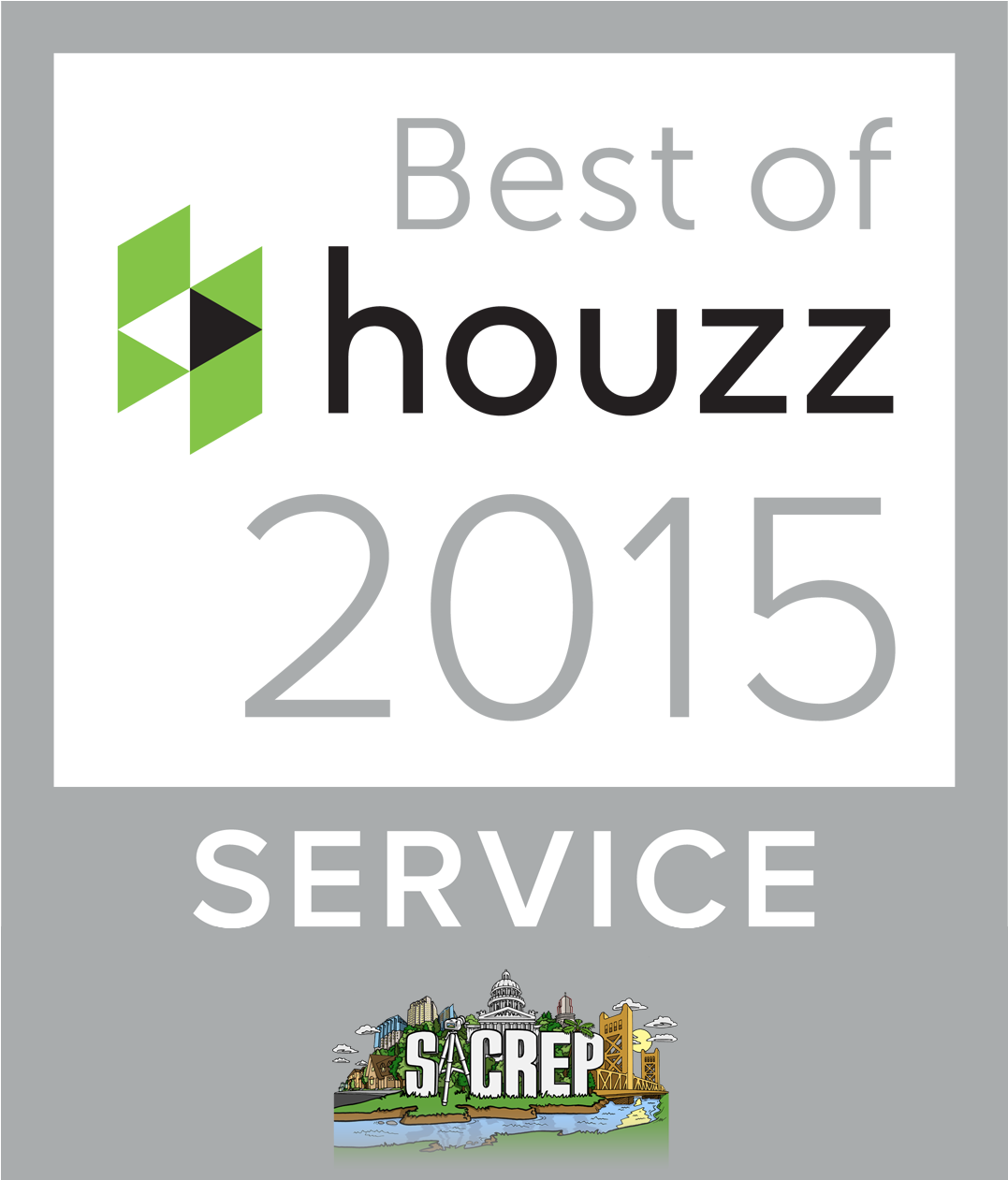 Sacrep Awarded Best Of 2015 By Houzz - Houzz (1084x1266), Png Download