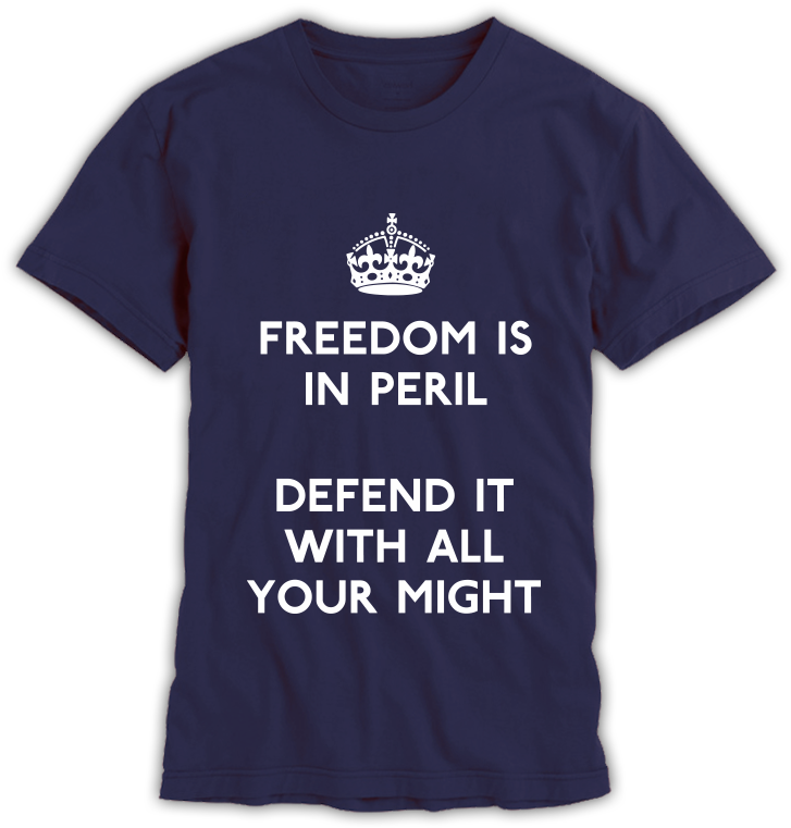 Freedom Is In Peril T-shirt - Active Shirt (800x800), Png Download