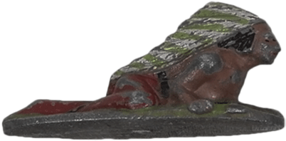 Native American Lying Down Barclay Figure (800x1001), Png Download