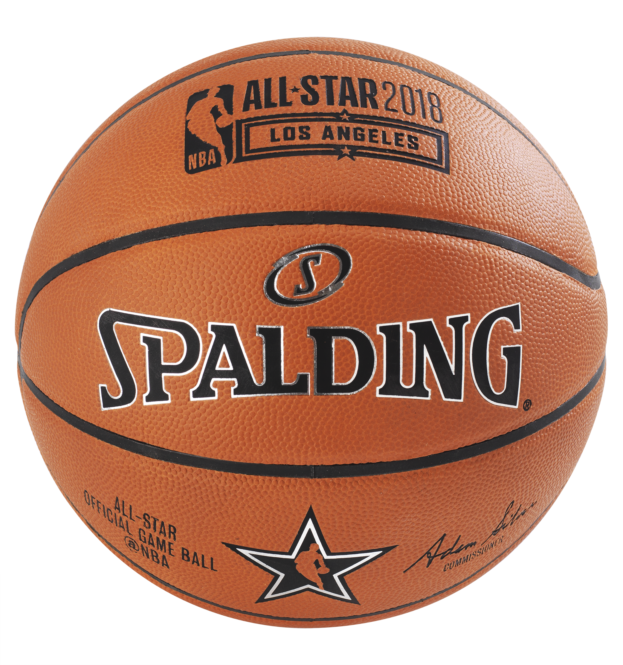2018 Nba All Star Official Game Ball - Streetball (2232x2768), Png Download