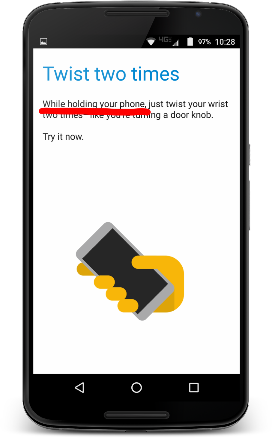 We Had A Participant Try To Perform A Gyroscope Action - Smartphone (1000x1679), Png Download