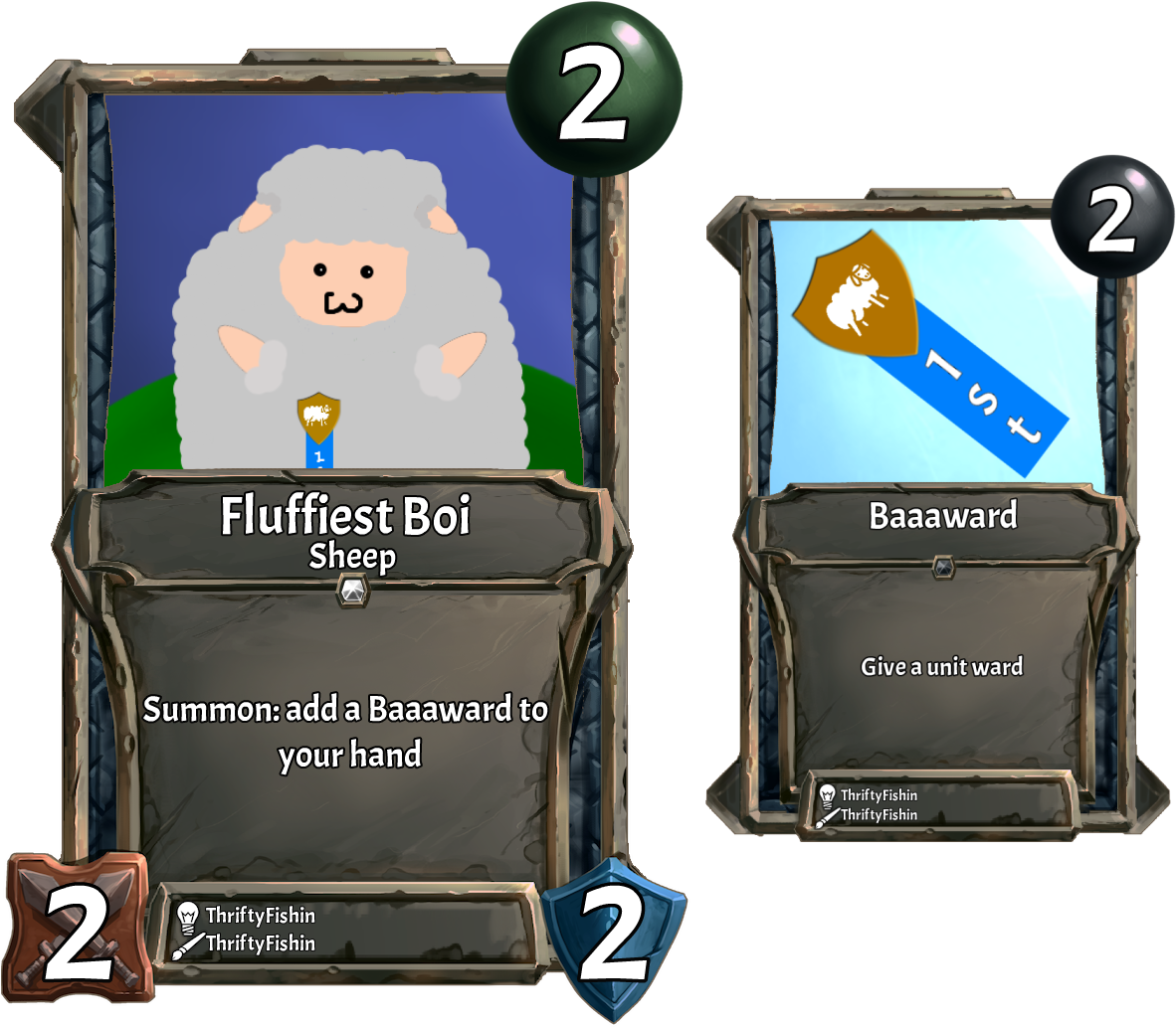 [cosmetic Update] Fluffiest Boi - Collective Community Card Game (1190x1041), Png Download