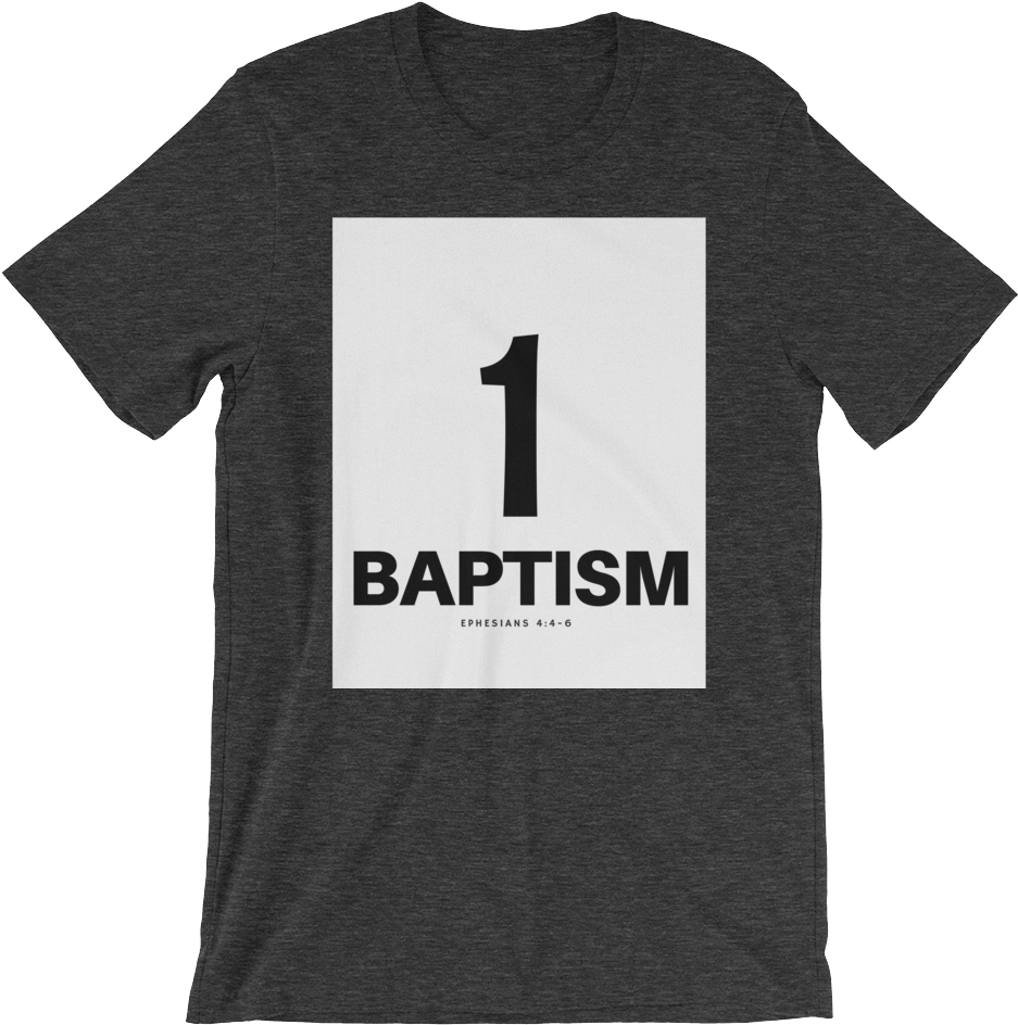 1 Baptism Men's T-shirt - Active Shirt (1000x1000), Png Download