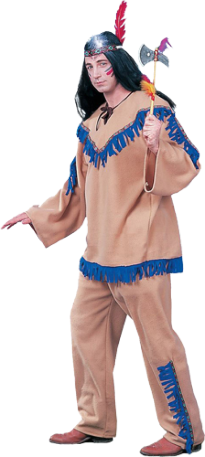 American Indian Png, Download Png Image With Transparent - Native American Cartoon (400x892), Png Download