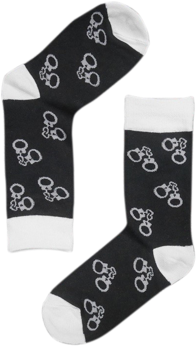 Handcuff Socks - Sock (563x749), Png Download