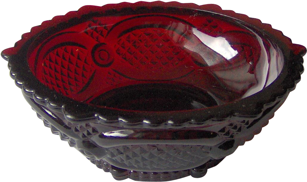 Vintage Avon Cape Cod Dessert Bowl - Storage Basket (1029x1029), Png Download