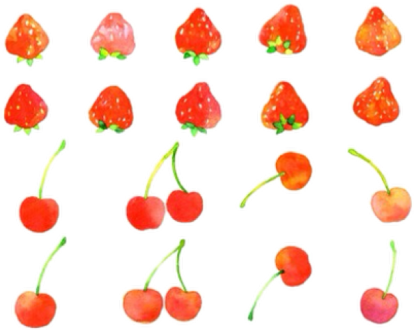 Drawn Collage Tumblr Transparent Food - Watercolor Background Tumblr Fruit (640x480), Png Download