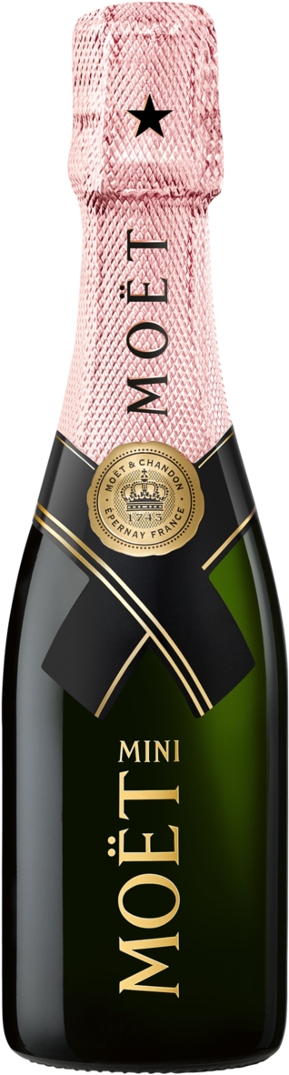 Mini Moët Rosé Impérial - Moet Mini (1200x1200), Png Download