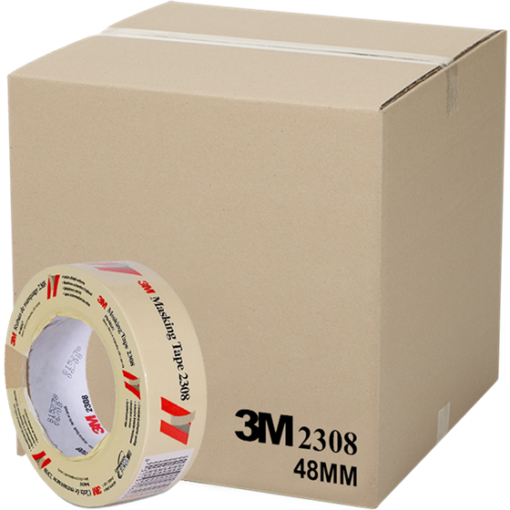3m Amt Automotive Masking Tape 48mm X 50m 2308 - Box (560x560), Png Download