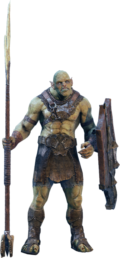 Orc Png, Download Png Image With Transparent Background, - Figurine (400x858), Png Download