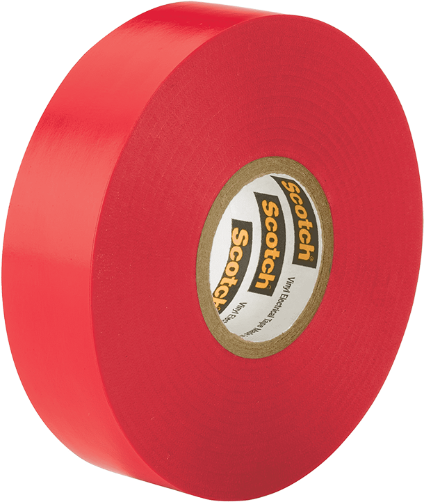 Tape Electrical Red 3m 33 - Isolasi 3m Tape Scotch 35 (720x720), Png Download