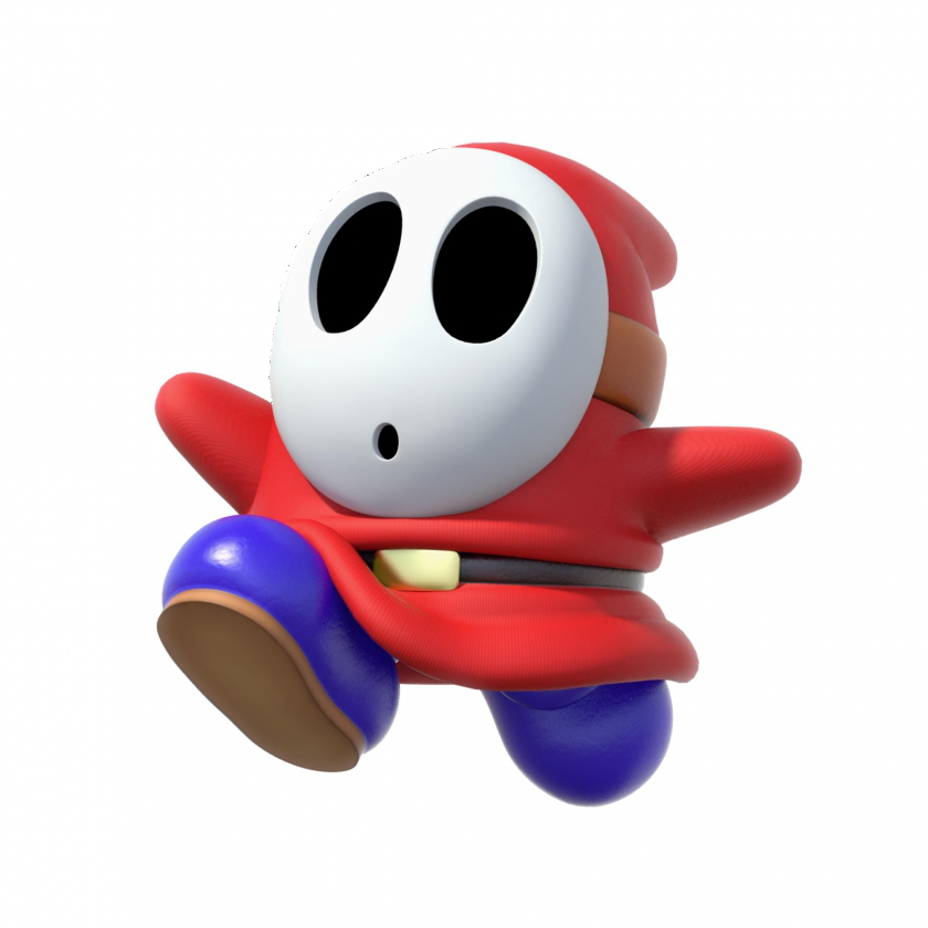 Shy Guy Png - Shy Guy Captain Toad (840x840), Png Download