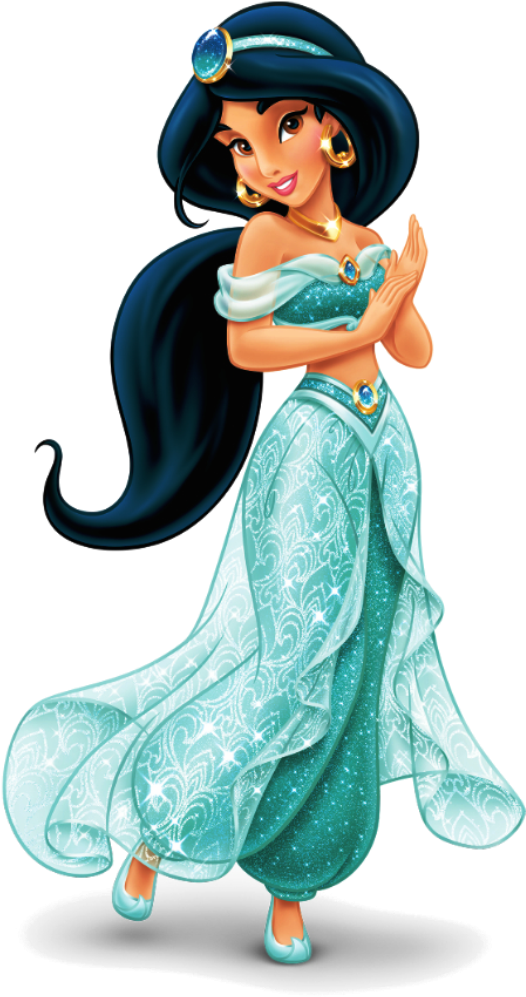 Princess Jasmine Transparent Background - Princesa Jasmine (551x1024), Png Download