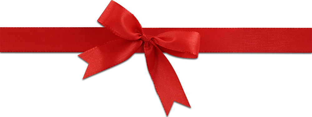 Your Playlist Is - Red Bow (1000x377), Png Download