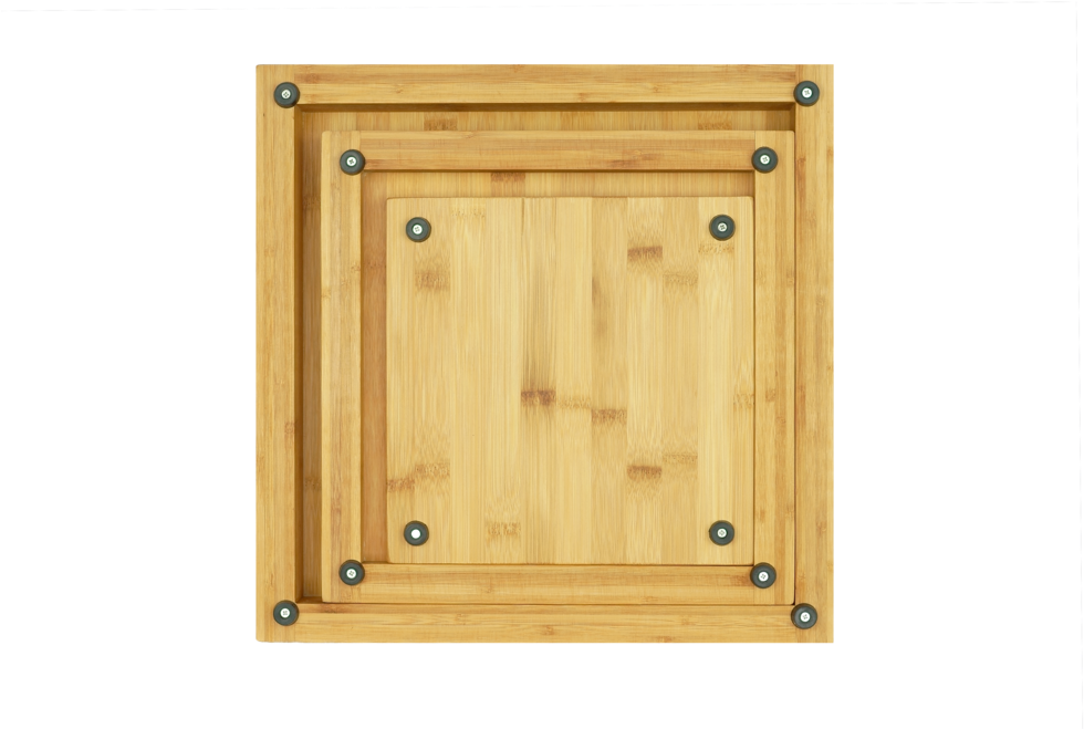 3 In 1 Nested Cutting Board - Plywood (1000x668), Png Download