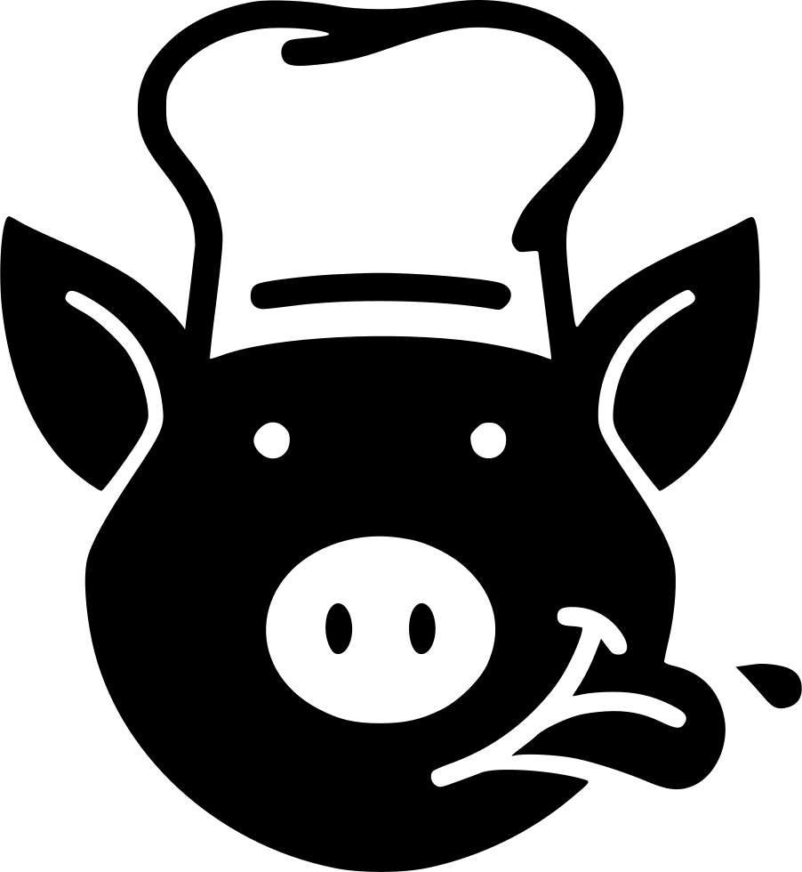 Collection Of Free Download On Ubisafe Chef - Clip Art Pig In Chef Hat (902x980), Png Download