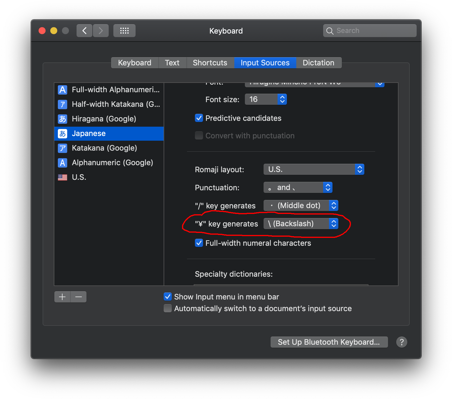Apple Japanese Ime Settings - Mac Os Mojave Vscode (1560x1386), Png Download