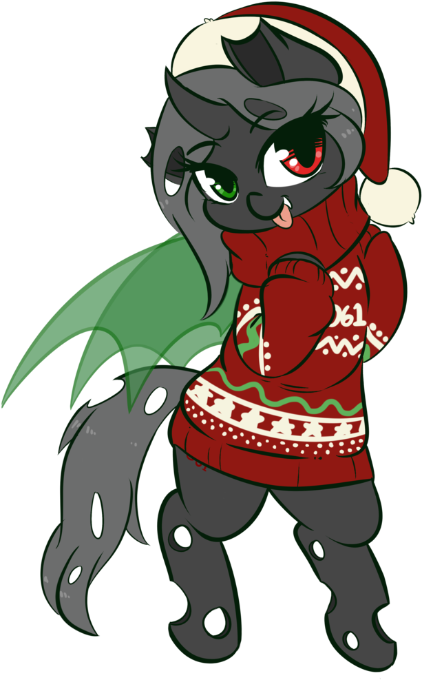 Drawn Santa Hat Invisible Background - Cartoon (788x1024), Png Download