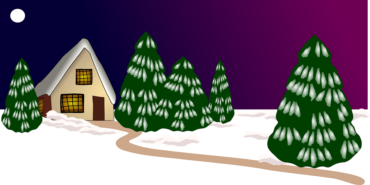 Libreoffice Christmas Card Template (1280x640), Png Download
