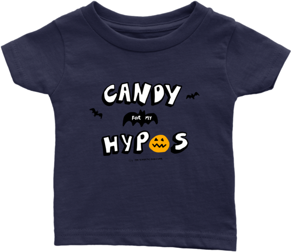 Diabetes Halloween Candy For My Hypos Infant T-shirt - Boston Hardcore Shirt (600x600), Png Download