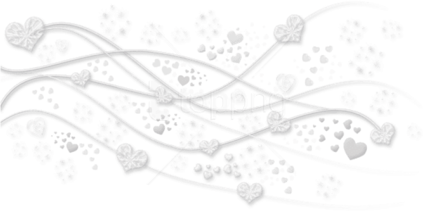 Free Png Download Transparent White Hearts Decoration - Tatty Teddy Valentines (850x529), Png Download