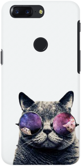 Cool Cat Oneplus 5t Case - Cool Cat (620x620), Png Download