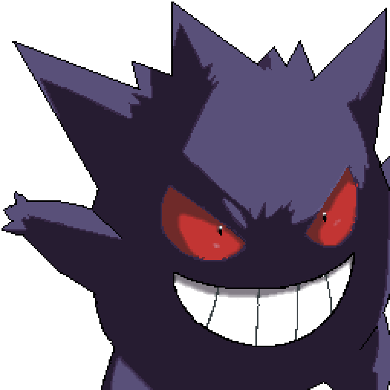 [cc] First Time Doing Any Pixel Art, Thought It Was - Gengar (765x765), Png Download