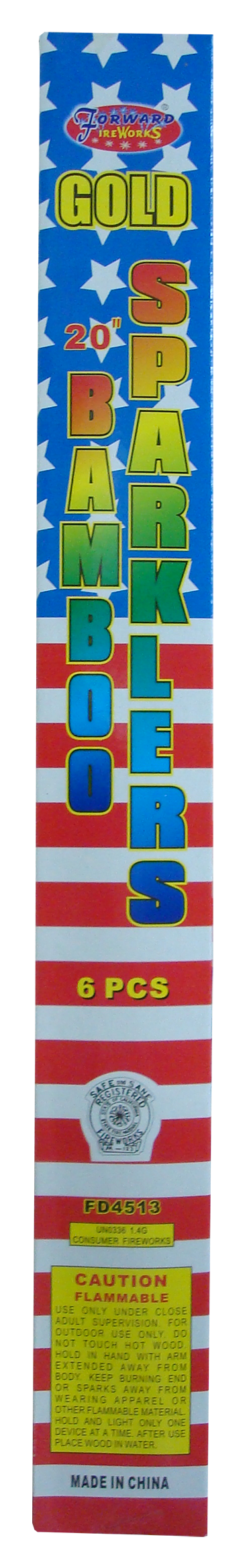 # 20 Gold Bamboo Sparkler Forward - Skateboard Deck (600x2448), Png Download