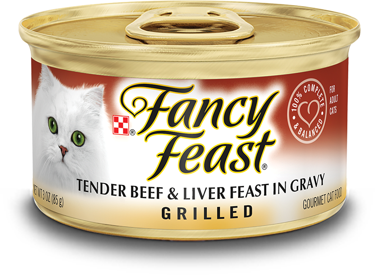 Grilled Tender Beef & Liver Feast In Gravy - Fancy Feast Chicken In Gravy (1000x600), Png Download