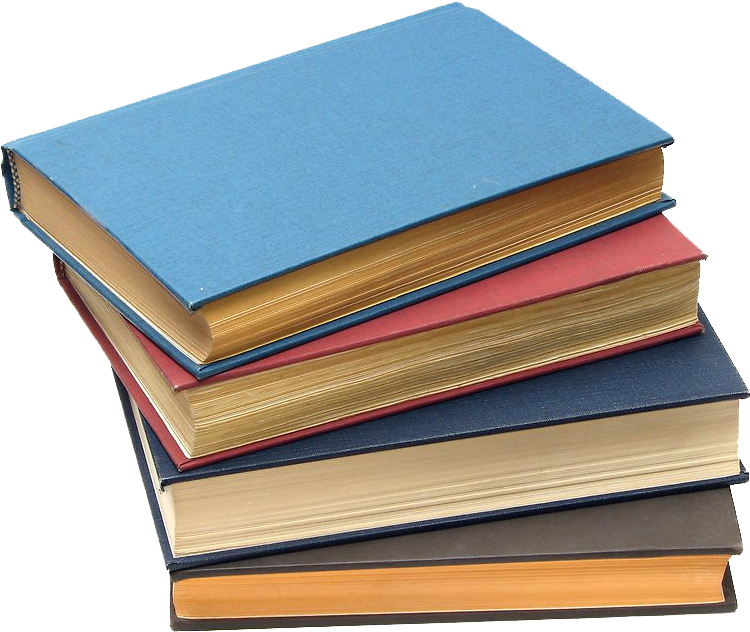 Library Book Table - Stack Of Books (811x667), Png Download