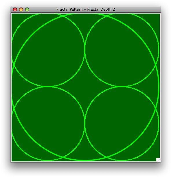 Here Is An Example Of A Fractal That Is Built Up From - Circle (598x620), Png Download