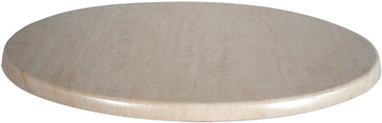 Round Resin And Wood Table Top, Travertine - Coffee Table (600x600), Png Download