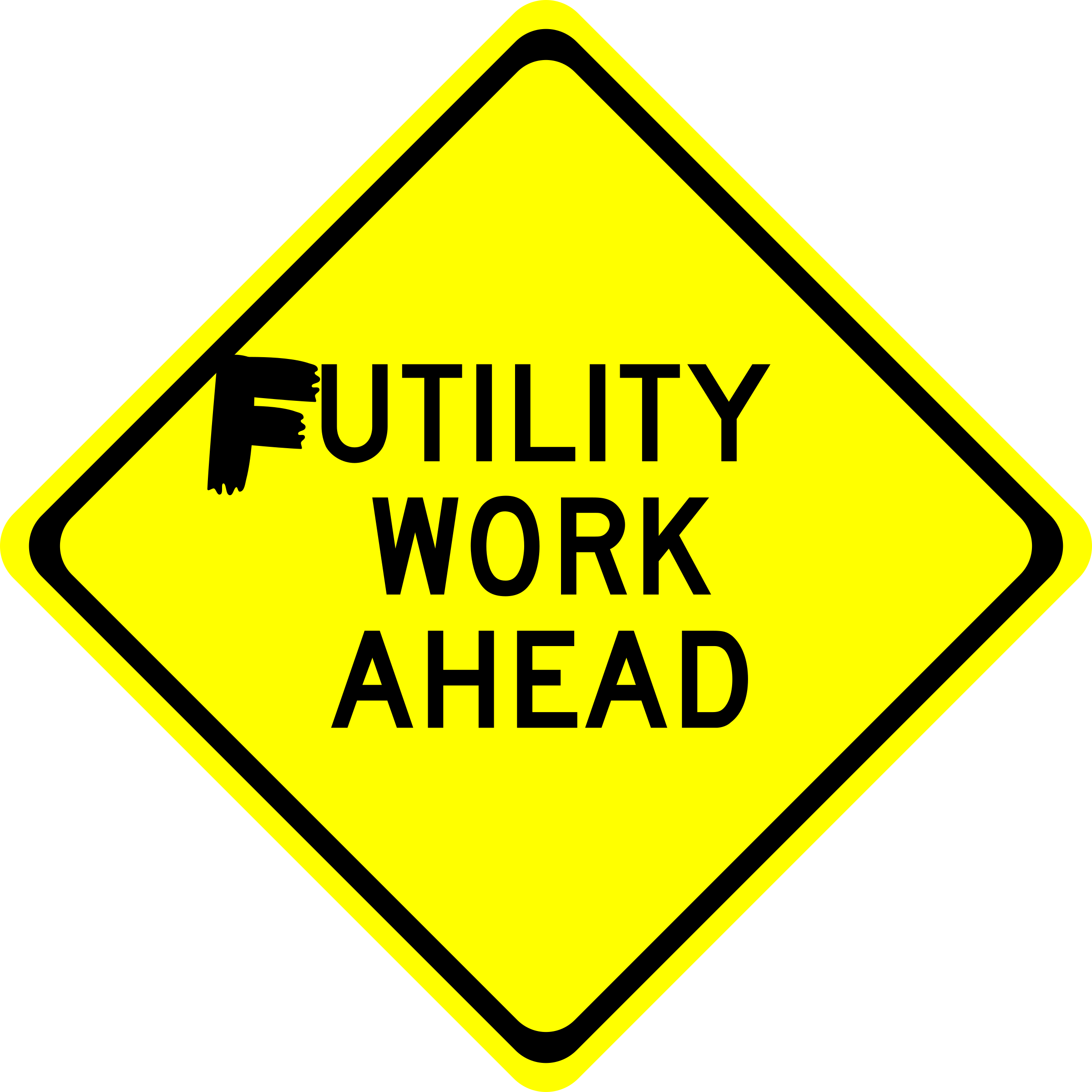 This Free Icons Png Design Of Road Sign Graffiti (2400x2400), Png Download