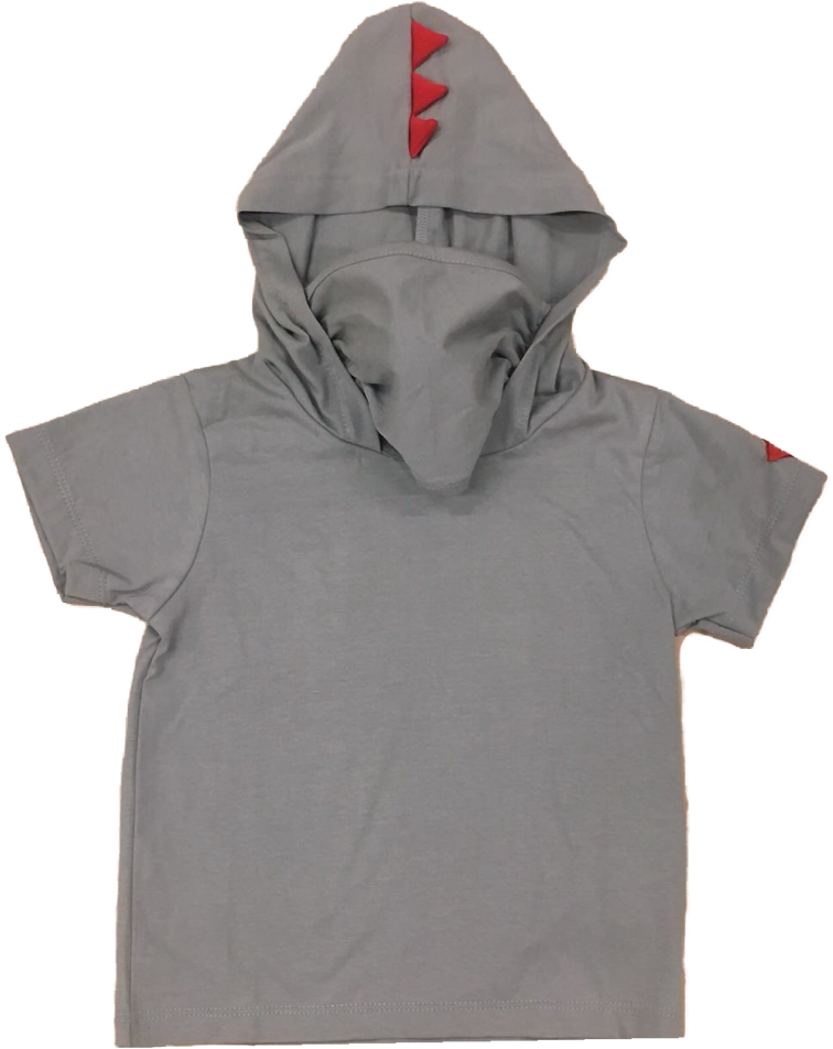 Ninjasaurus Hoodie Tee With Pull-down Mask - Hoodie (1024x1023), Png Download
