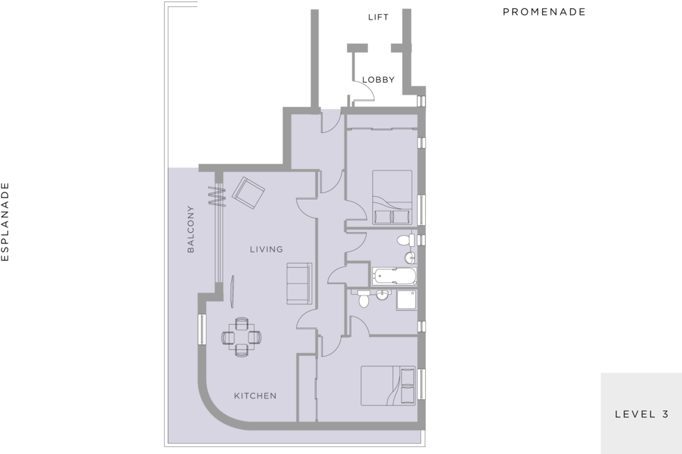 Empire Court Floorplans 10 (1000x667), Png Download
