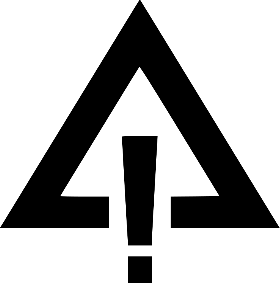 Jpg Transparent Library Stamps Vector Attention - Triangle (980x989), Png Download