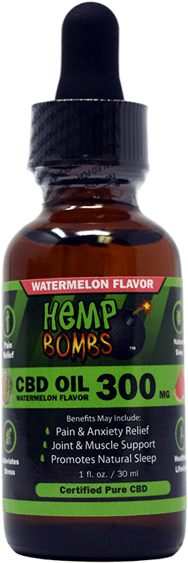 Hemp Bombs Cbd Oil Watermelon Flavor Tincture Product - Hemp Bombs Cbd Oil 1000mg (800x800), Png Download