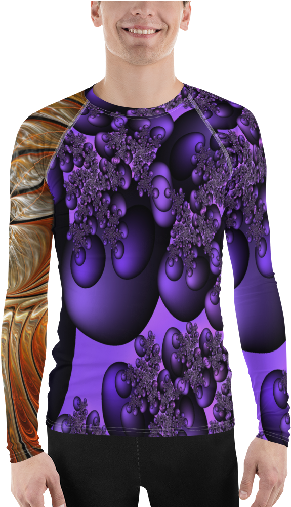 Men's Rash Guard - Galaxy Rash Guard (1000x1000), Png Download